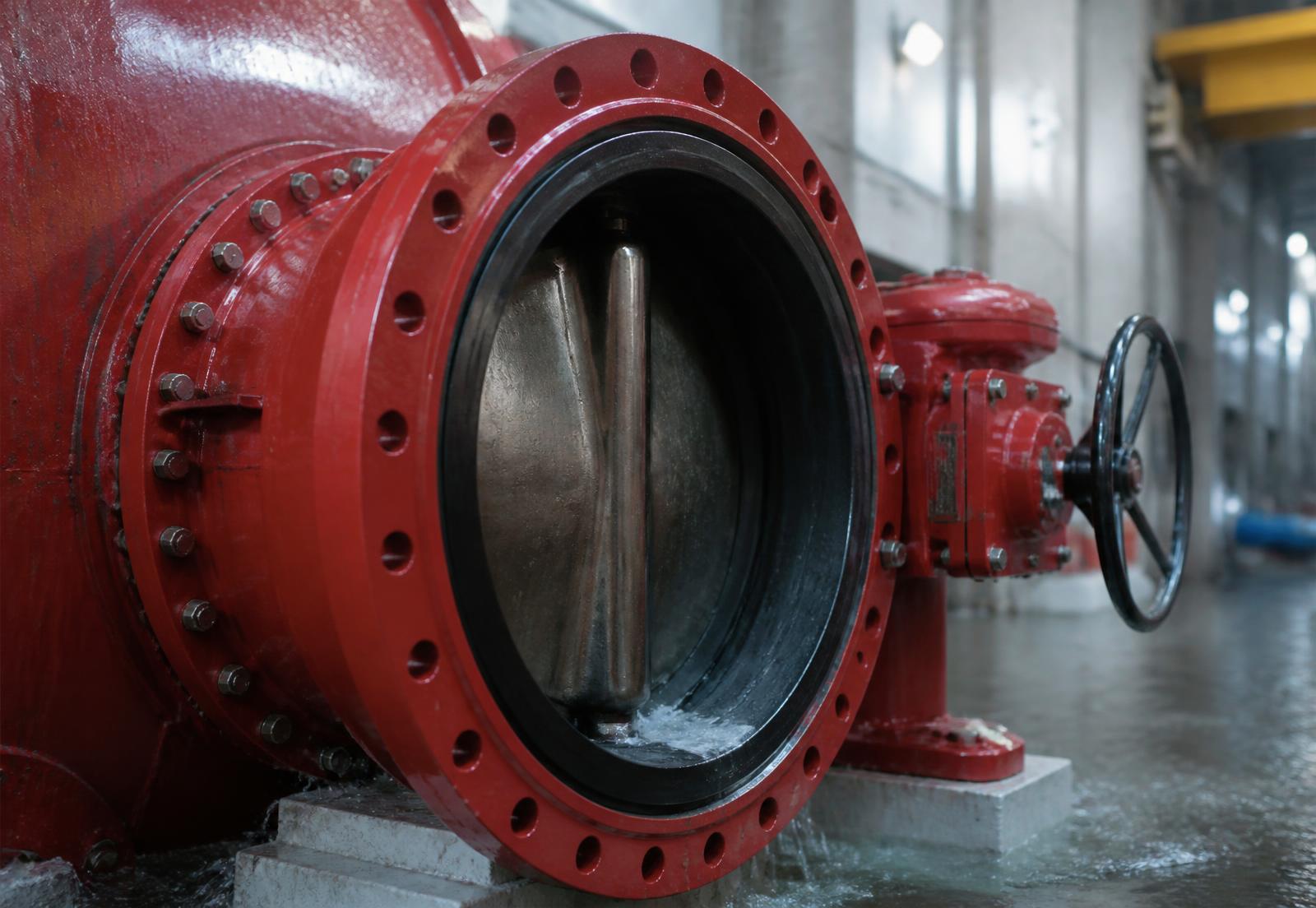 Turbine inlet butterfly valve